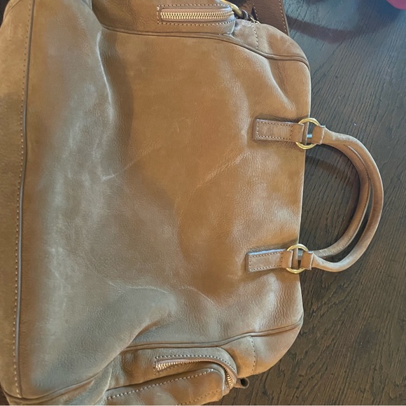 Tan suede tote - Picture 2 of 3